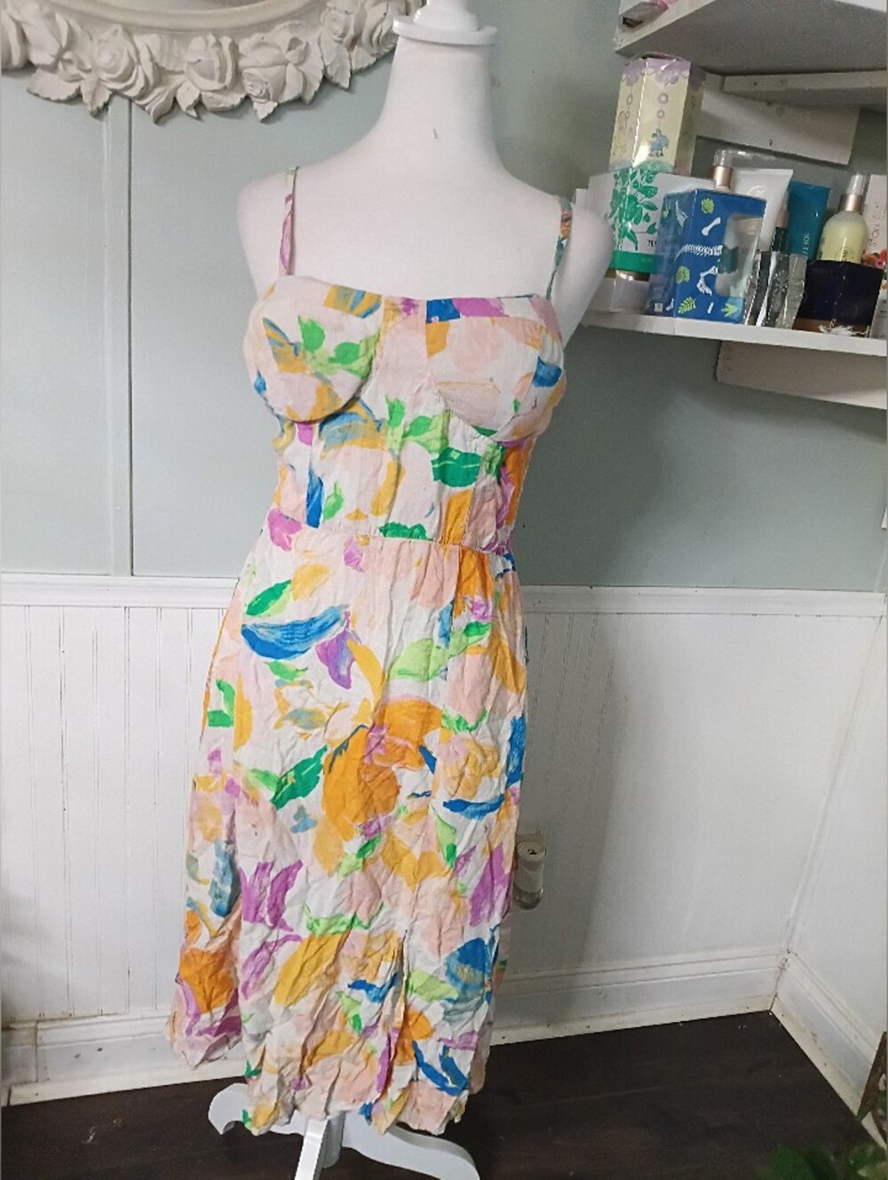 Lily Rose Pink Multi Floral Midi Sundress